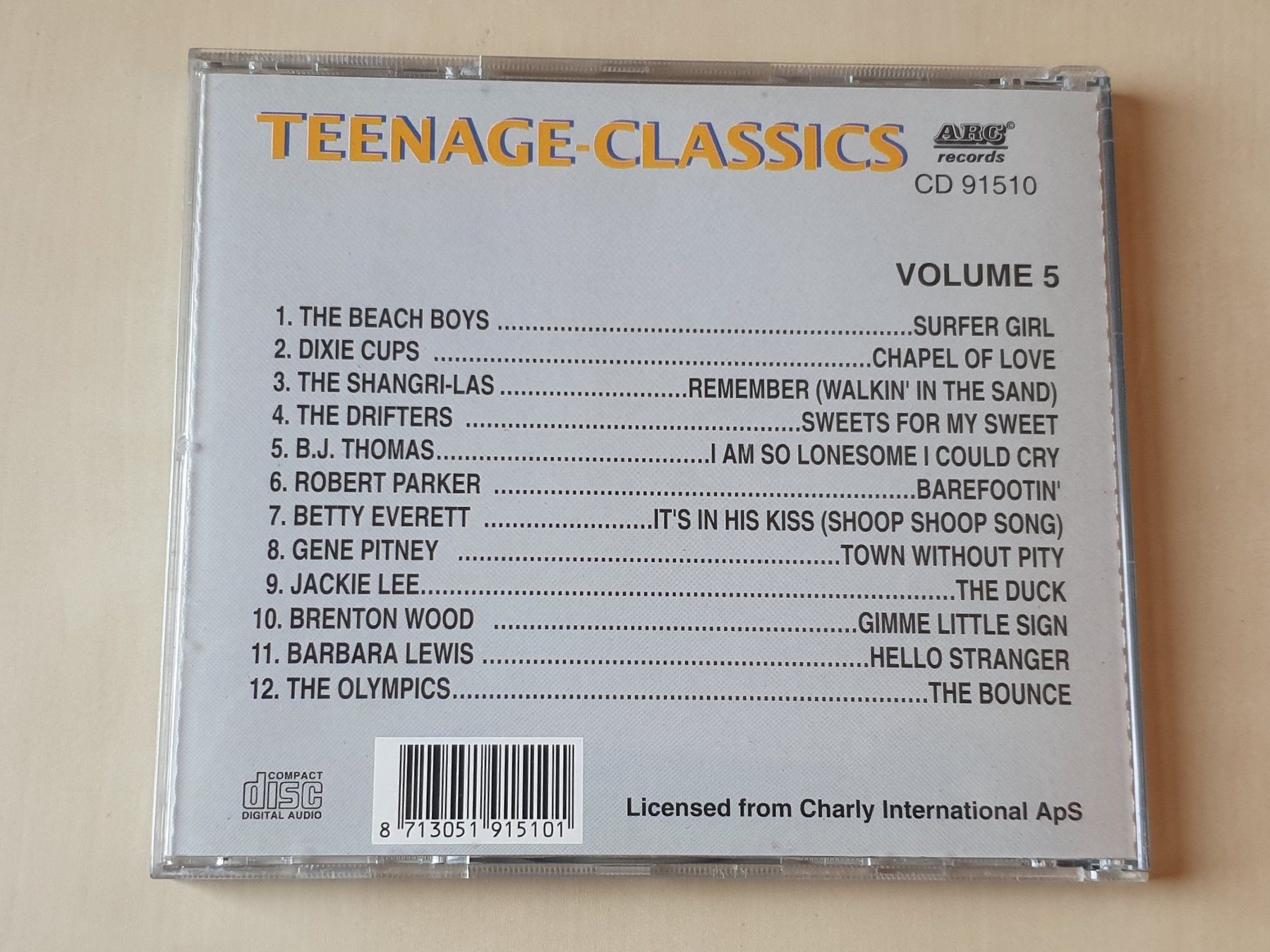 CD: Teenage Classics Vol. 5 – Usato da Stansstad venduto da collectorsshop 1