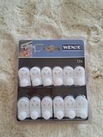 WENKO Duschvorhanggleiter Era Weiss (12 Stk)