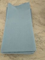 5 Stoff-Servietten helles Blau 39x40cm(Farbe 1.Foto)