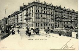 Genève Hôtel de Russie 1901