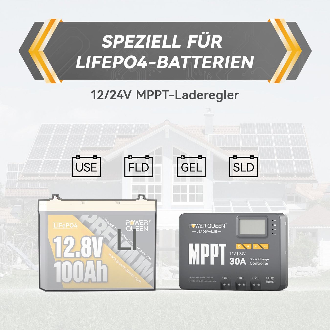Dispositivi a energia solare: Power Queen MPPT 12/24V 30A – Nuovo e nell'imballaggio originale da Bottighofen venduto da zaap 3