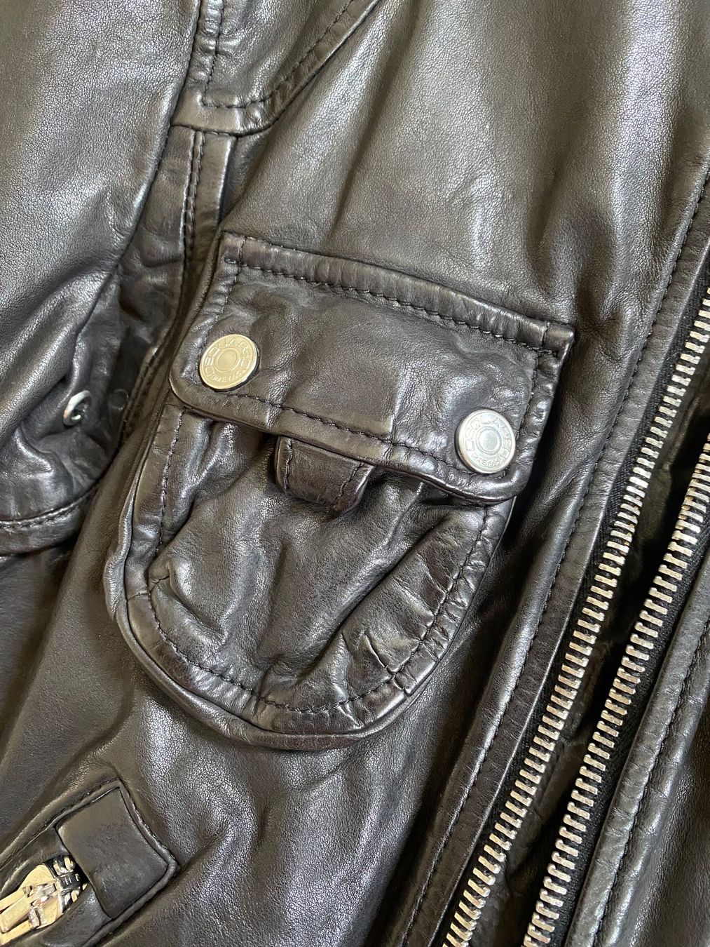 Dsquared2 Giacche: DSQUARED Leather jacket (S-M) – Nuovo (secondo la descrizione) da Rüschlikon venduto da Tey_sl 9