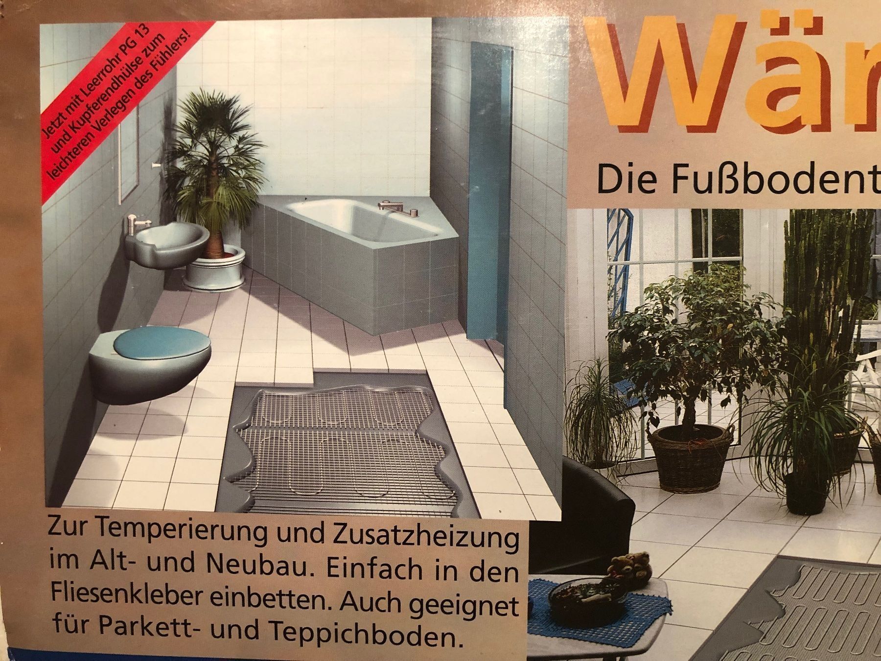 Heizgeräte: Bodenheizung 5m2 Technotherm 160 W/m2 – Neu und originalverpackt aus Basel von Piepsli 3