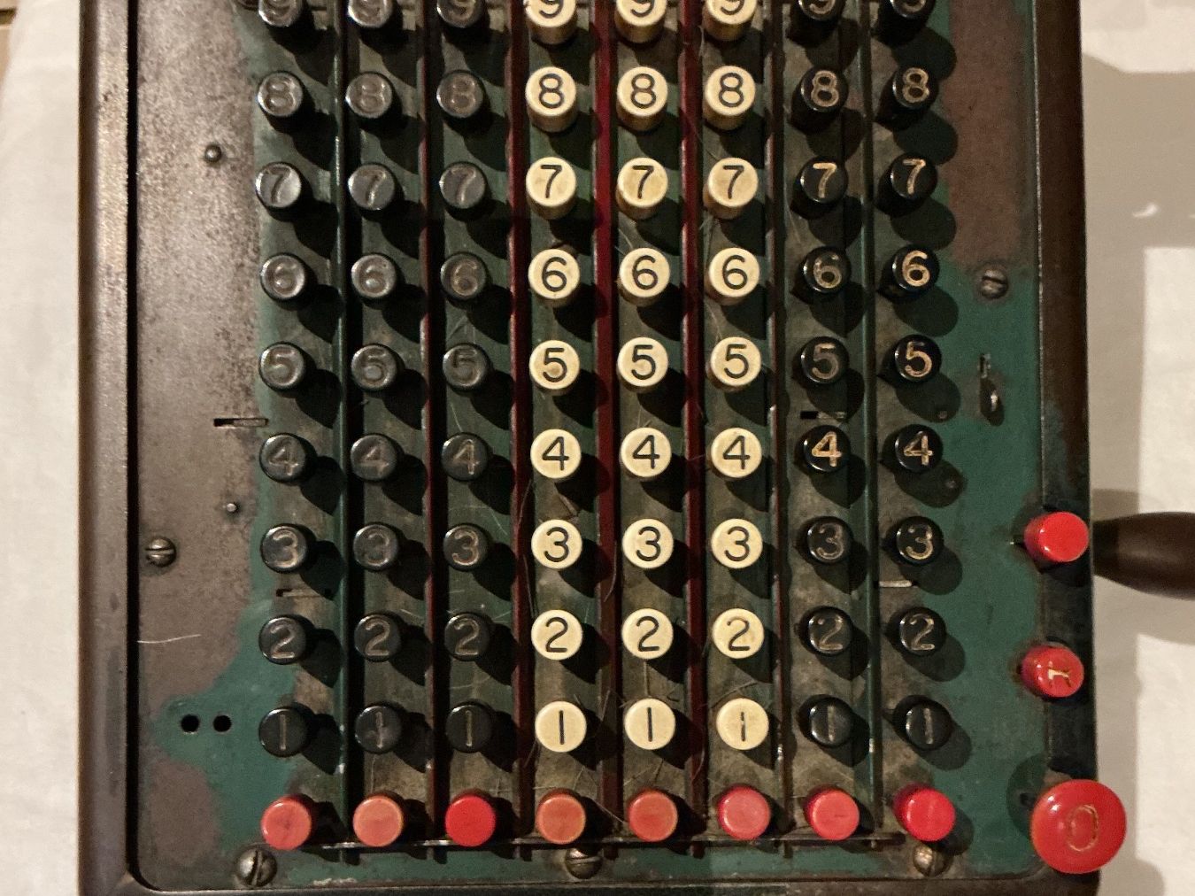 Taschenrechner: Monroe KA‑160 – Antique Adding Machine – 1930er – Selten – Gebraucht aus Adliswil von NT15 3