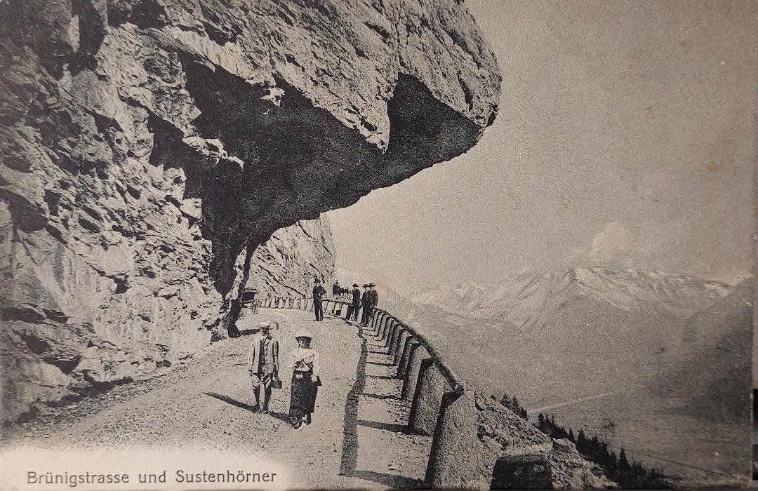 Cartoline postali: BRÜNIGSTRASSE und Sustenhörner - 1912 – Usato da Delémont venduto da Domdom1