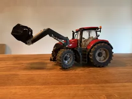 Bruder Traktor Case IH Optum 300 CVX mit Frontlader rot