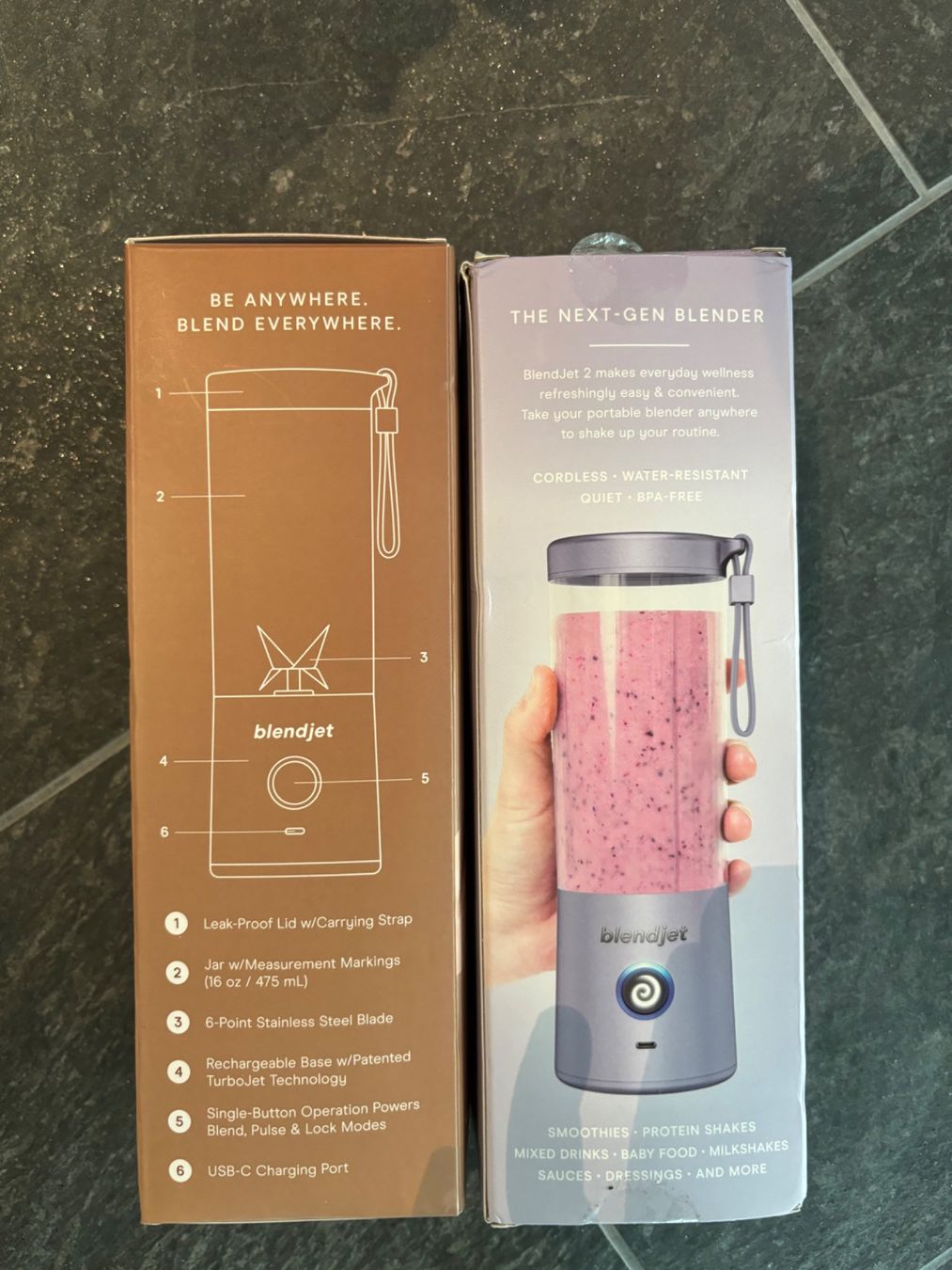 Küchengeräte: Blendjet 2 - tragbarer Mixer - braun oder metallic lila NEU – Neu (gemäss Beschreibung) aus Stadel von Chanel_5 6
