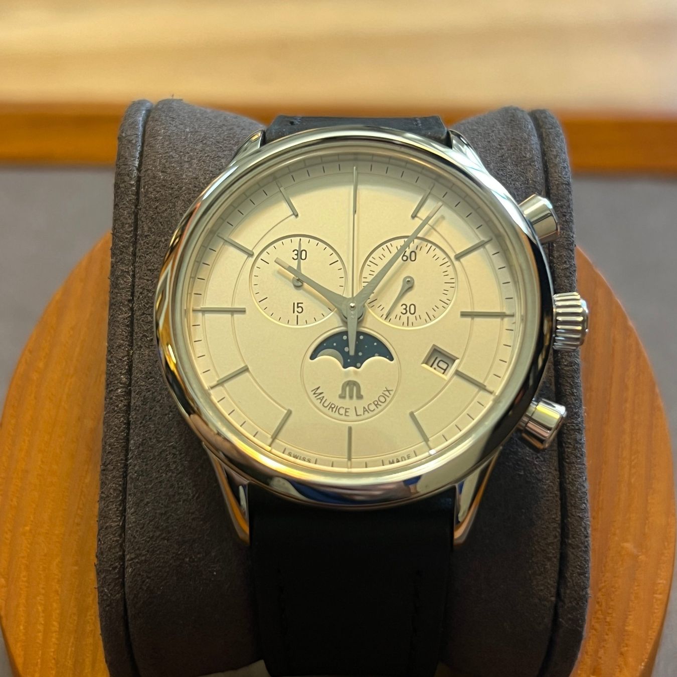 Maurice Lacroix Uhren: Maurice Lacroix Les Classiques Chronograph LC1148 – Gebraucht aus Carouge GE von Watchaser
