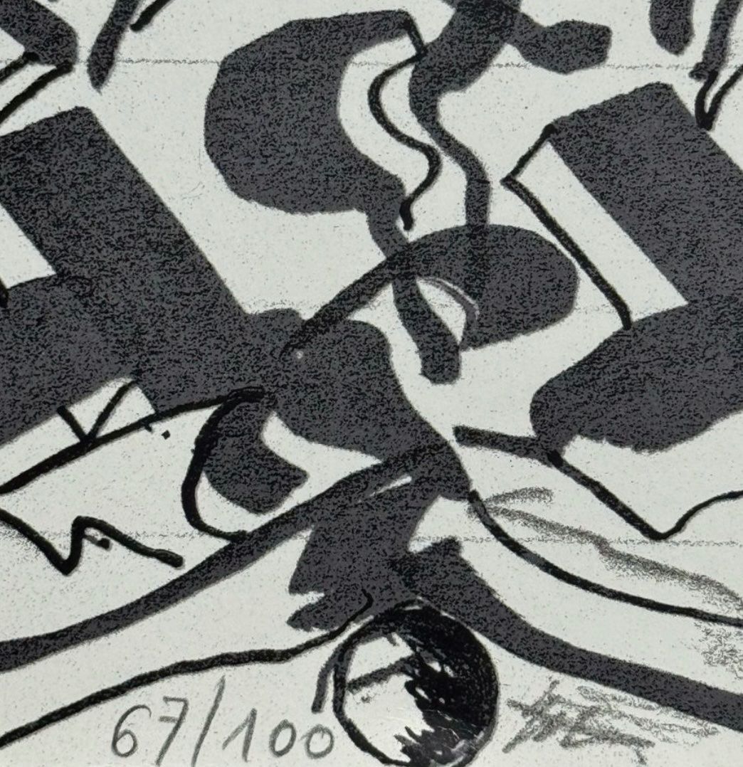 Grafica & Litografie: Bernhard Luginbühl, hansigniert, nummeriert – Usato da Rain venduto da Pic-Ass 3