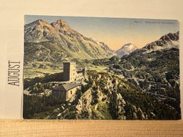 AK von Maloja Schloss Hotel Belvedère