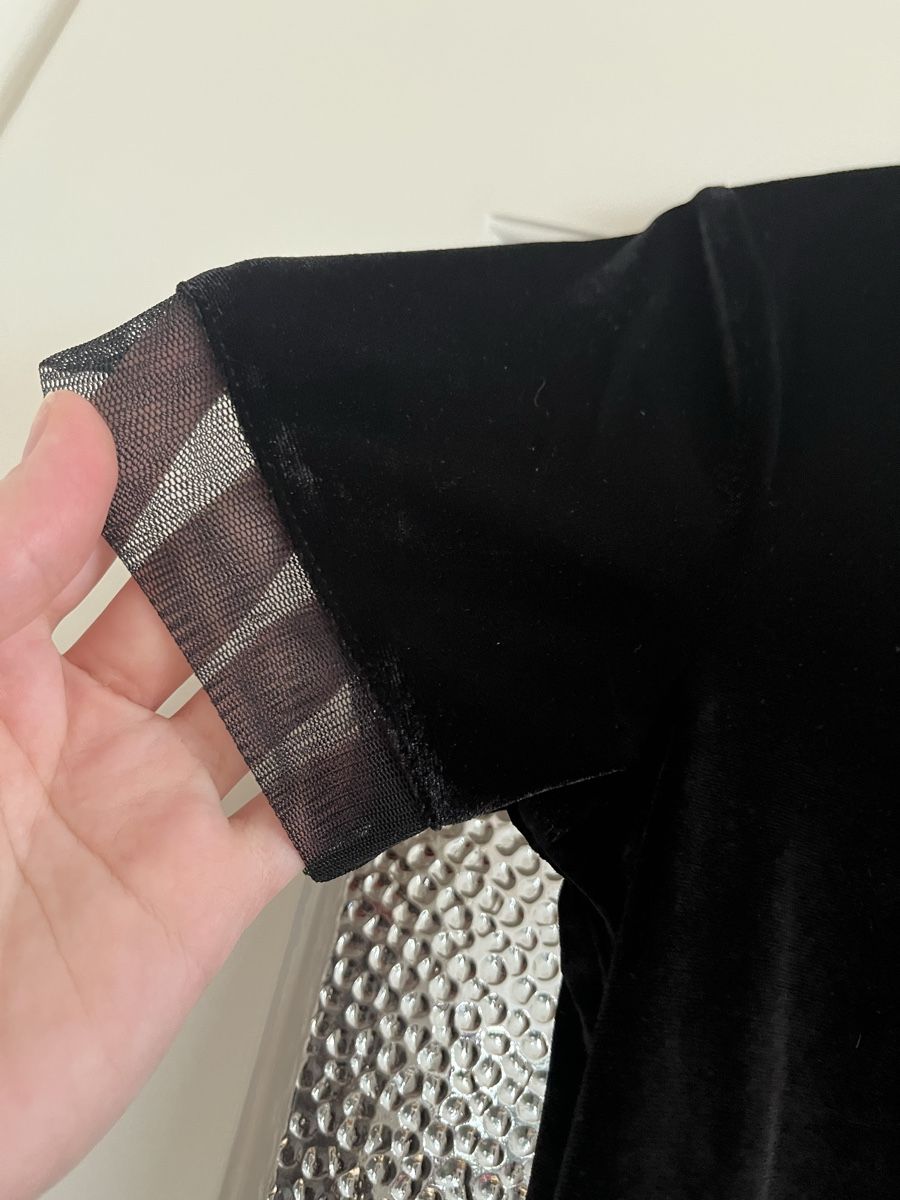 S.Oliver Vestiti: Samtkleid mit Mesh-Details S-Oliver – Usato da Olten venduto da lcs_2sdk 1