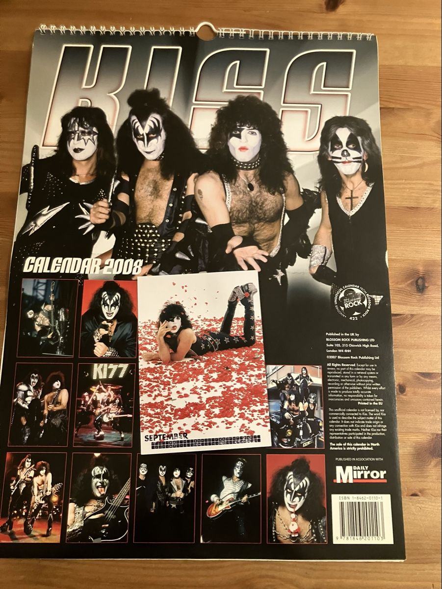 Calendari: Kiss kalender – Usato da Bettwiesen venduto da jum_kq5y 1