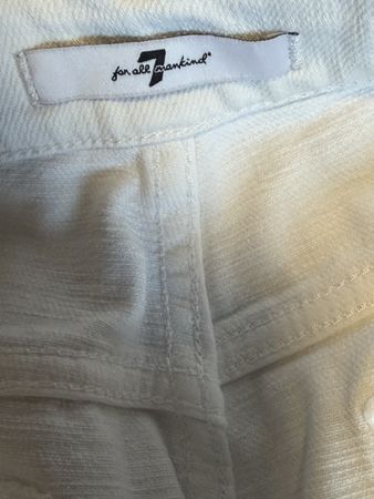 7 for all Mankind Damenhose, weiss, Gr. 27 - Sommer Sale!