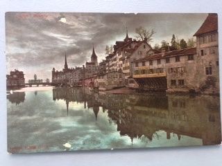 Ansichtskarten: Zürich Schipfe – Gebraucht aus Sargans von nicsam1815
