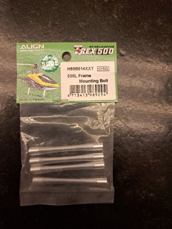 500L Frame Mounting Bolt für T Rex 500 (Neu und originalverpackt) in ...