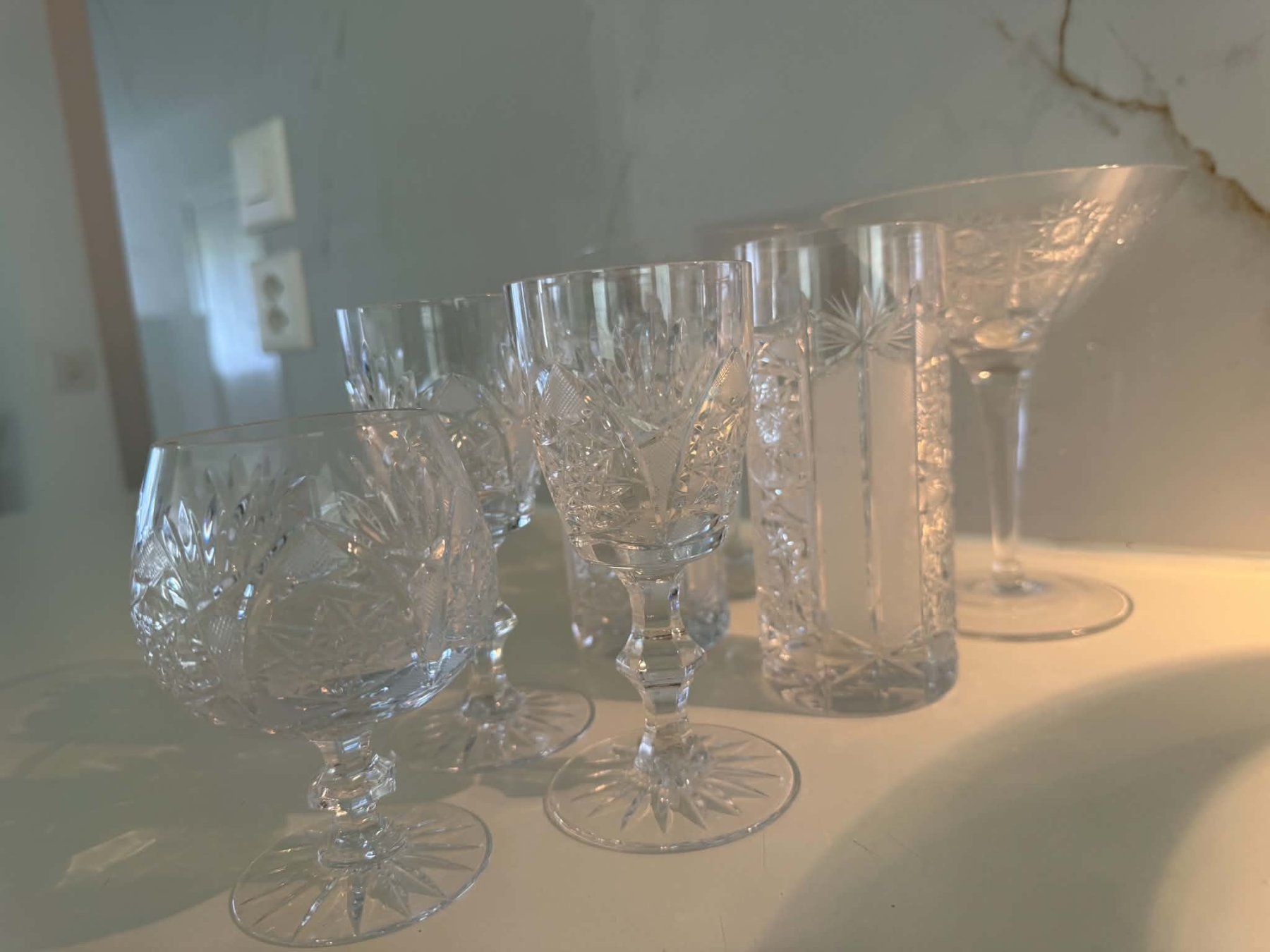 Gläser: 7 Gläser BOHEMIAN Crystal – Gebraucht aus Bern von MIR-IAM