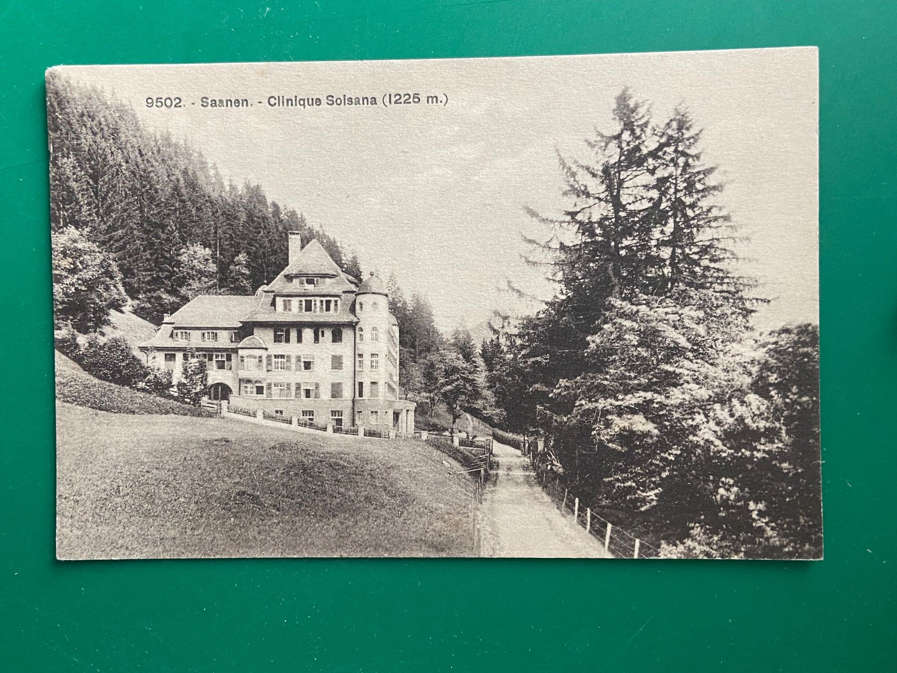 Cartoline postali: Saanen - Clinique Solsana – Usato da Steg VS venduto da _vinci_