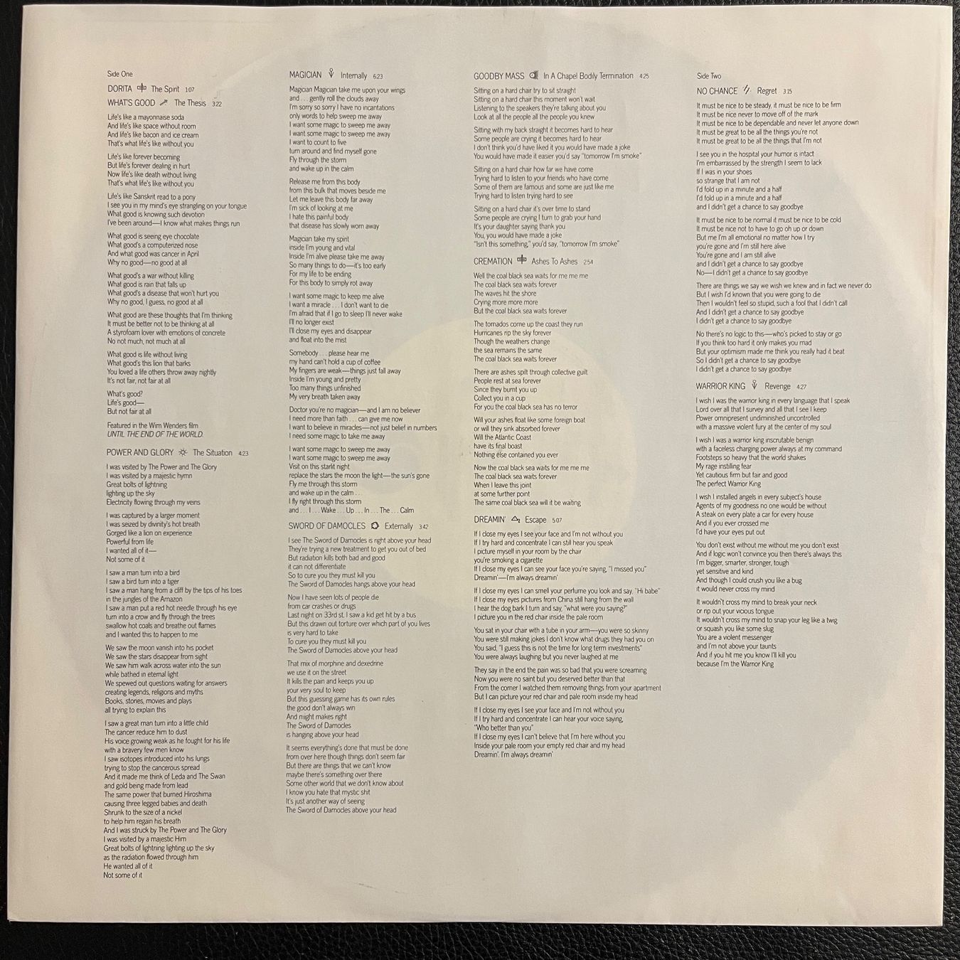 Dischi in vinile: Lou Reed - Magic and Loss - Vinyl LP – Usato da Lenzburg venduto da sch_lml8 2