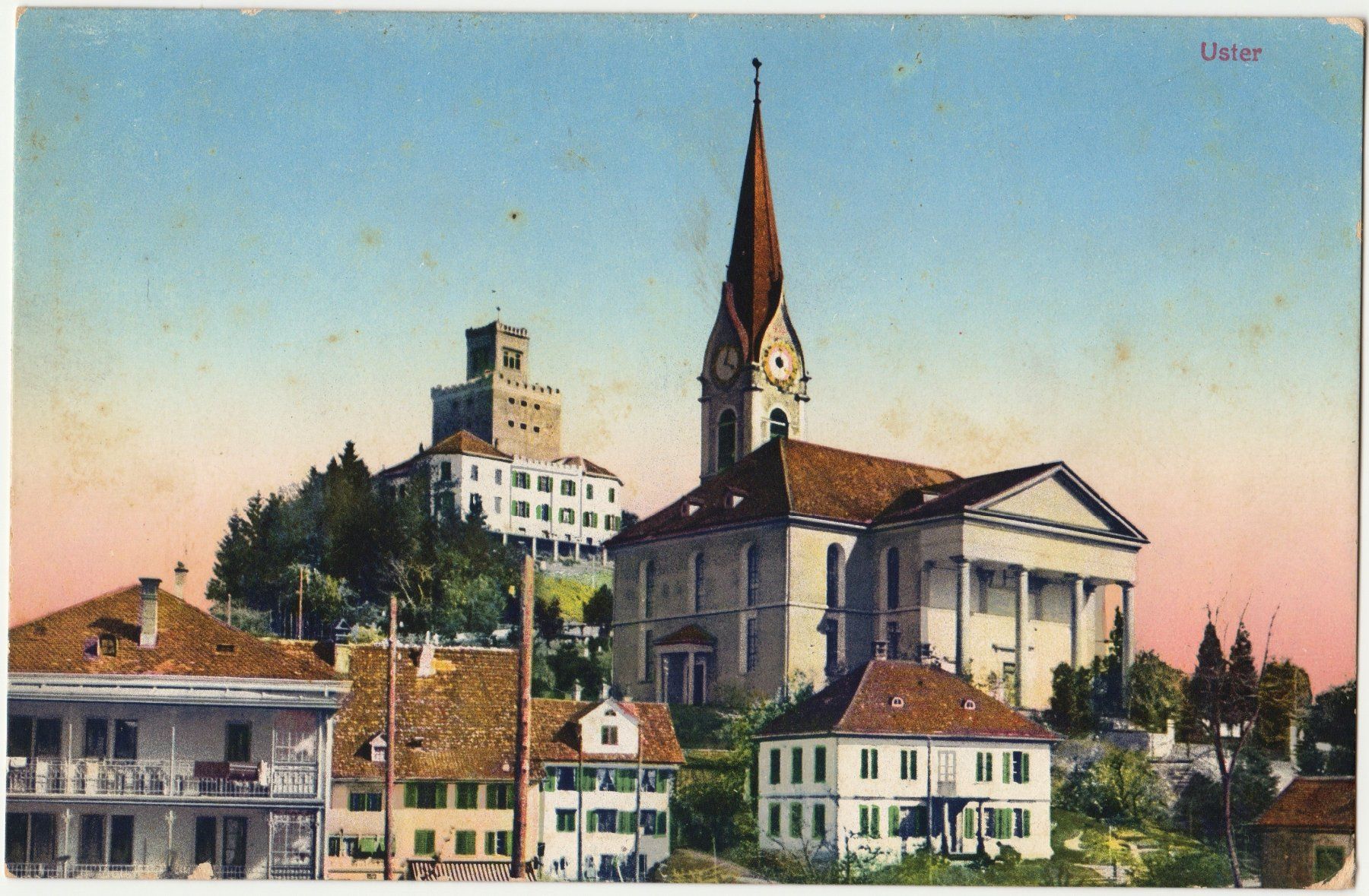 Cartoline postali: 3x Uster – Usato da Fällanden venduto da Blausegelfliege 4