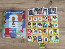🔥Ab 1.- 🔥FIFA World Cup 2026 Sticker Album Set, 6x Cola🔥