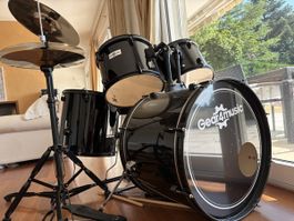 Magnifique Batterie acoustique noire neuve