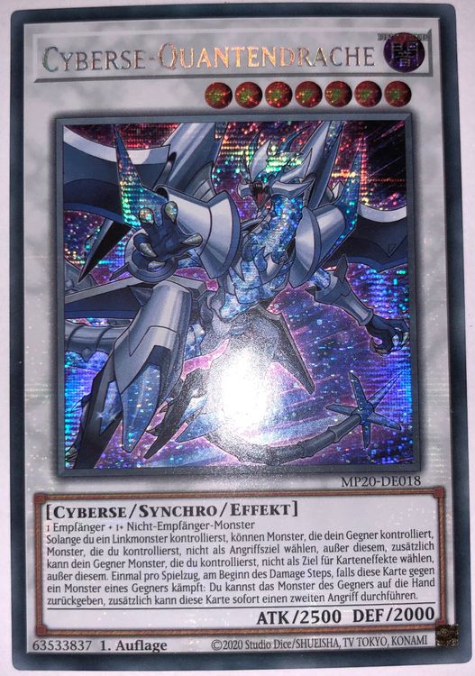 YuGiOh Cyberse Quantendrache (Gebraucht) in Altstätten SG für CHF 2.4 ...
