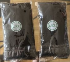 2 Stützstrümpfe Schwarz L/XL neu