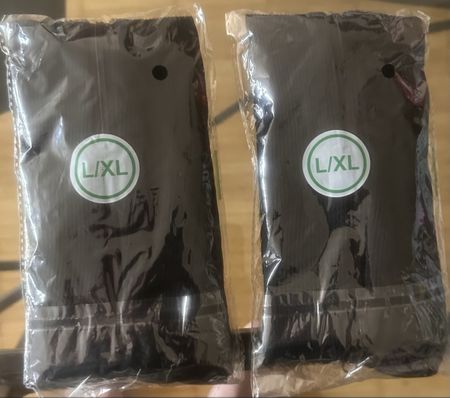 2 Stützstrümpfe Schwarz L/XL neu