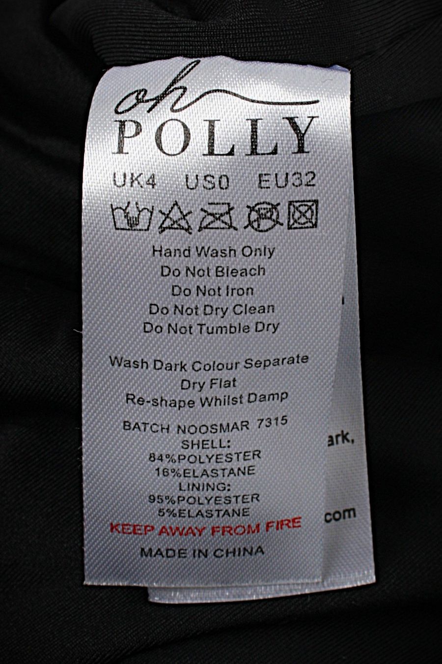 Oh Polly Kleider: OH POLLY schwarzes Kleid mit Perlen – Gebraucht aus Zollikofen von Restwert_Zollikofen 2