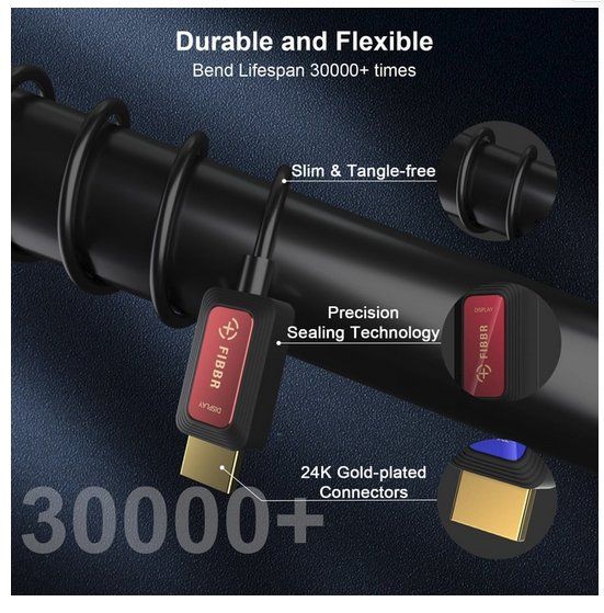 Cavi: Câble HDMI 8K fibre optique 7.5m – Nuovo e nell'imballaggio originale da Courtepin venduto da marco_polo_xiii 3