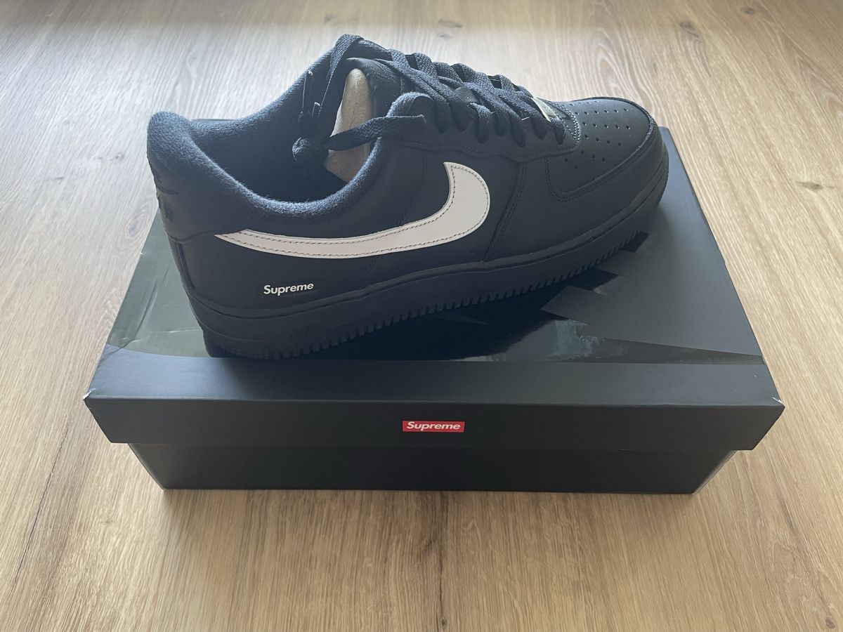 Scarpe da uomo: Supreme Nike Air Force 1 Low Black – Nuovo e nell'imballaggio originale da Niederuzwil venduto da Ferdi_Fuchs 1