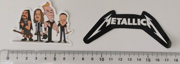 Metallica - 1 Sticker und 1 Aufkleber (Neu (gemäss Beschreibung)) in ...
