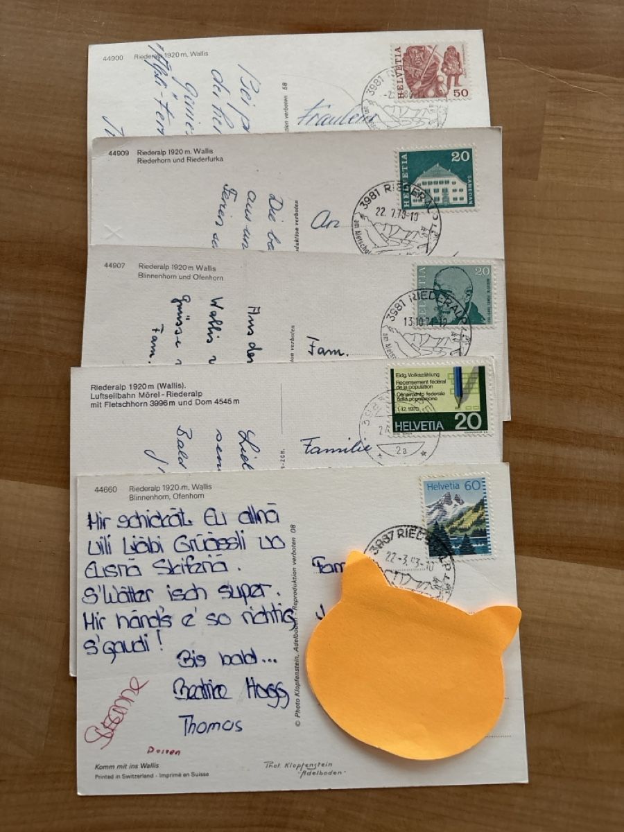 Cartoline postali: AK von Riederalp – Usato da Rümlang venduto da Kartenpost1 1