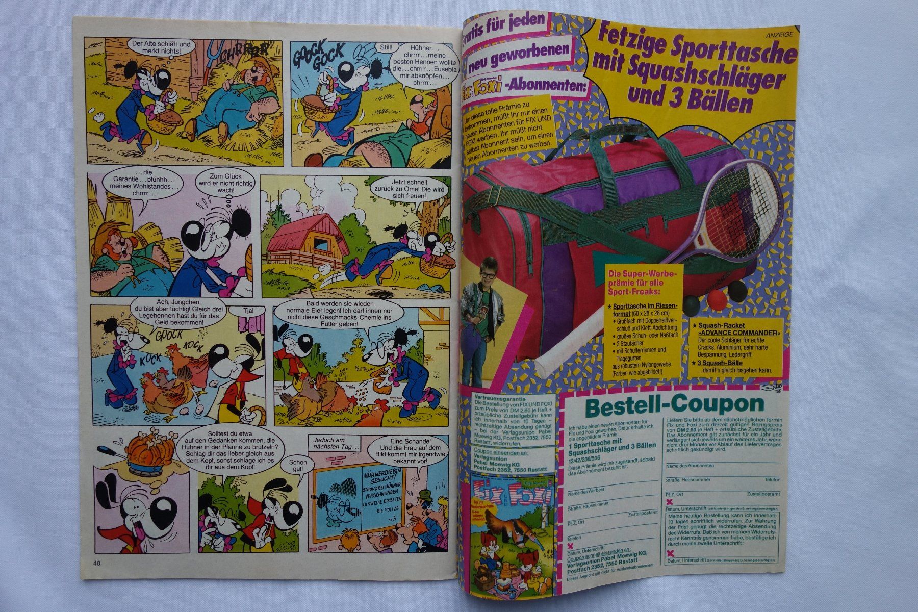 Fumetti: 4 Comic - Hefte Fix und Foxi - Gratis Versand ! – Usato da Luzern venduto da ron_35 5