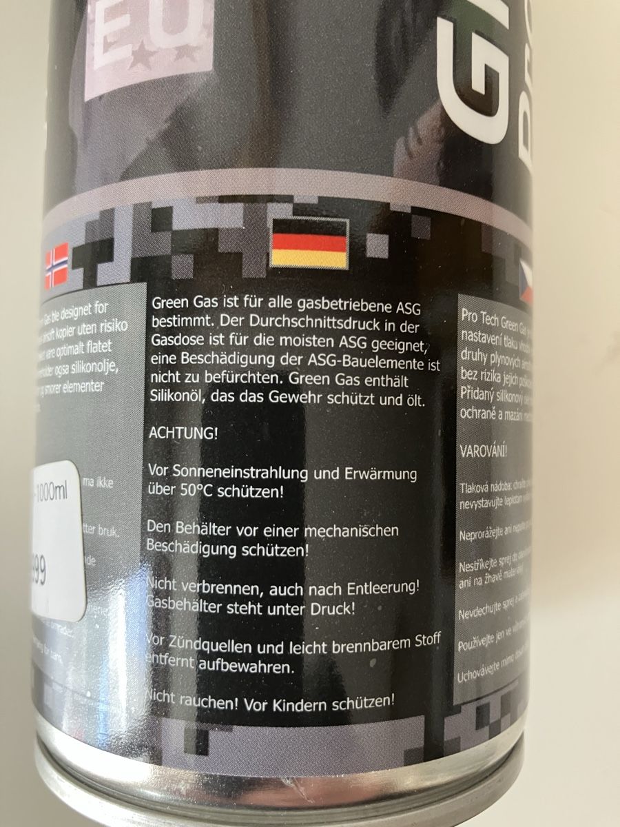 Apparecchiature e tecnologia a gas: Airsoft Gas Flaschen  – Usato da Kirchleerau venduto da Dalmi220 1