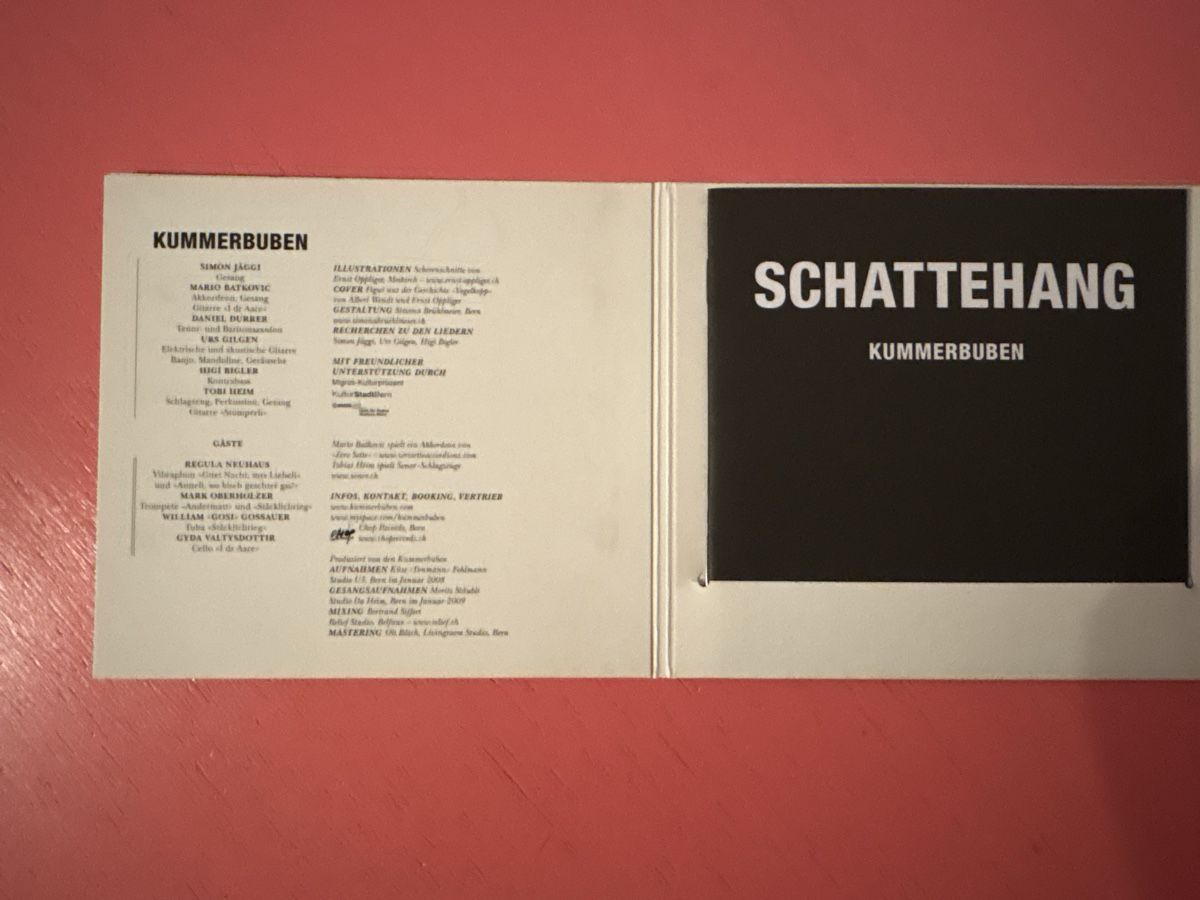 CD: Kummerbuben - Schattehang – Usato da Lützelflüh-Goldbach venduto da Deiv4 3