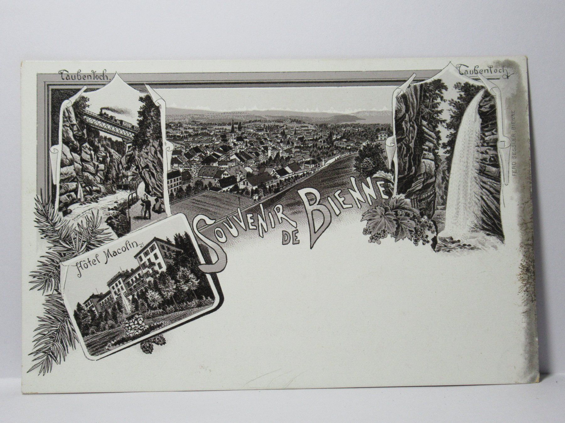 Cartoline postali: Biel , Hôtel Macolin , Taubenloch – Nuovo (secondo la descrizione) da Grenchen venduto da Bluemchen1900