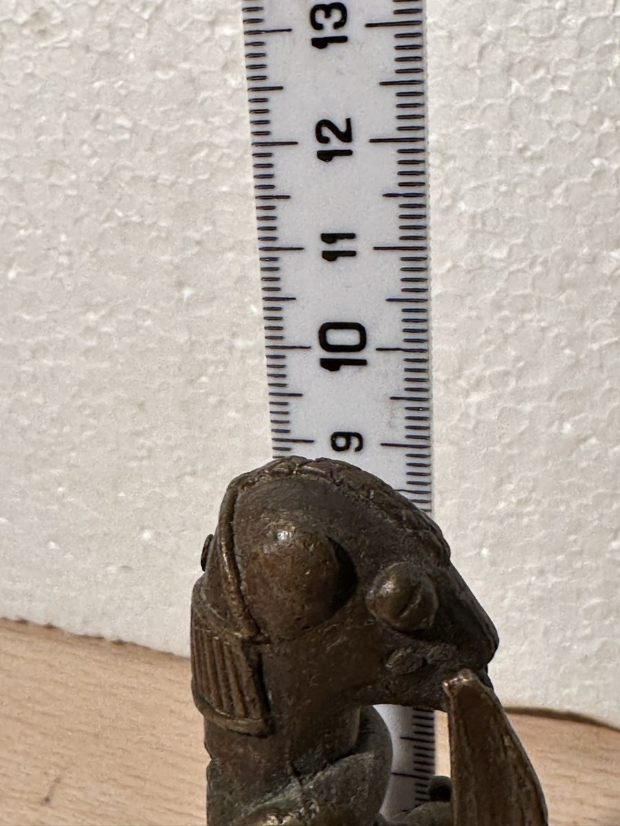 Figuren: Statuette africaine bronze,  9 cm. – Gebraucht aus Lausanne von artnouveau04 6