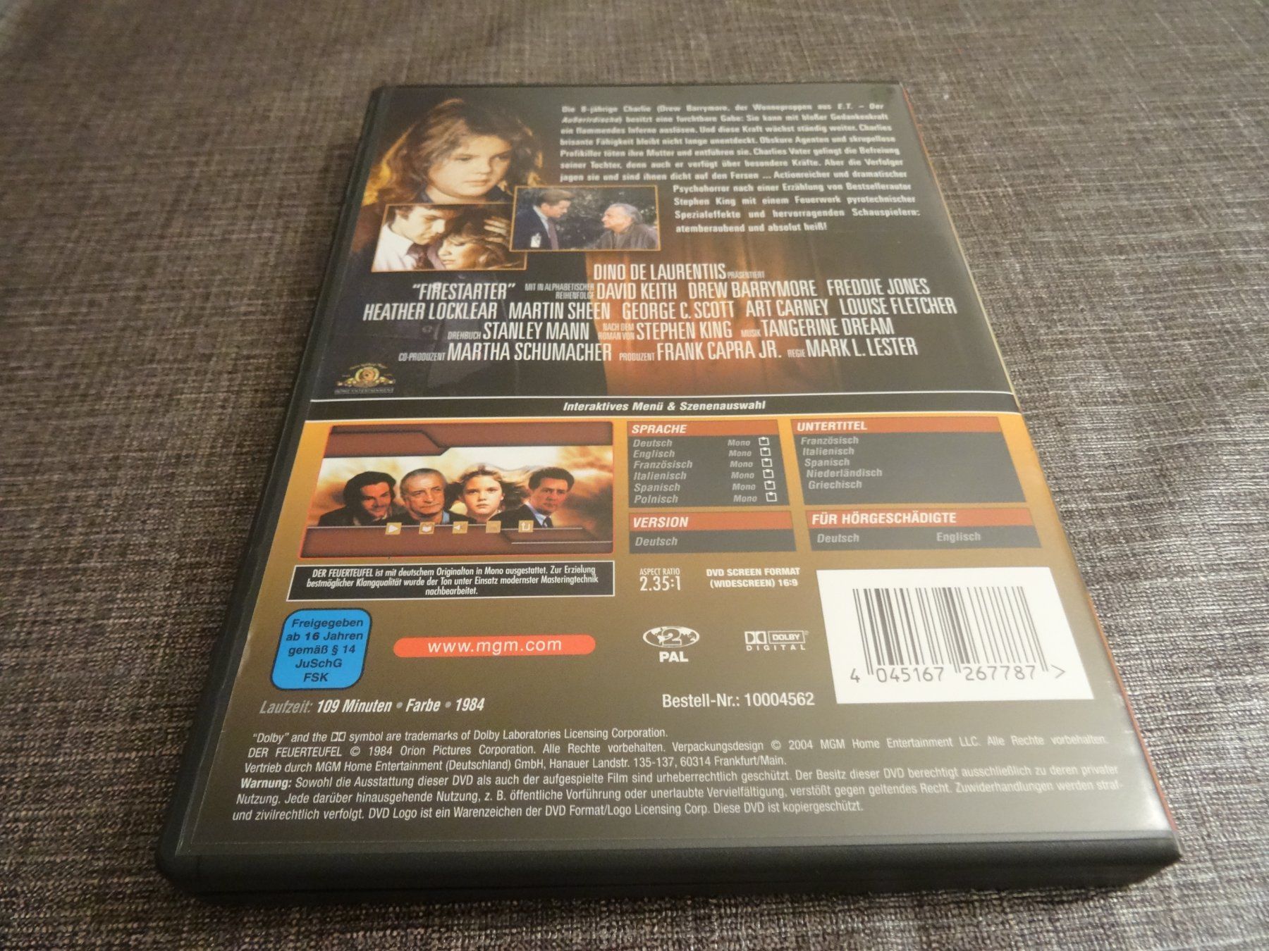 Tous les DVDs: DVD Firestarter Der Feuerteufel – D'occasion à Olten par Disc-Verkauf 2