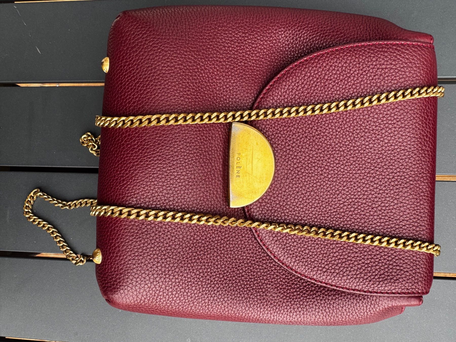 Polène Borse da donna: Sac Polene Bordeaux Prune – Usato da St-Prex venduto da SwissTech37 1