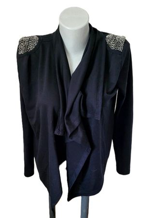 coole Jacke von VERO MODA Gr. M schwarz mit Deko