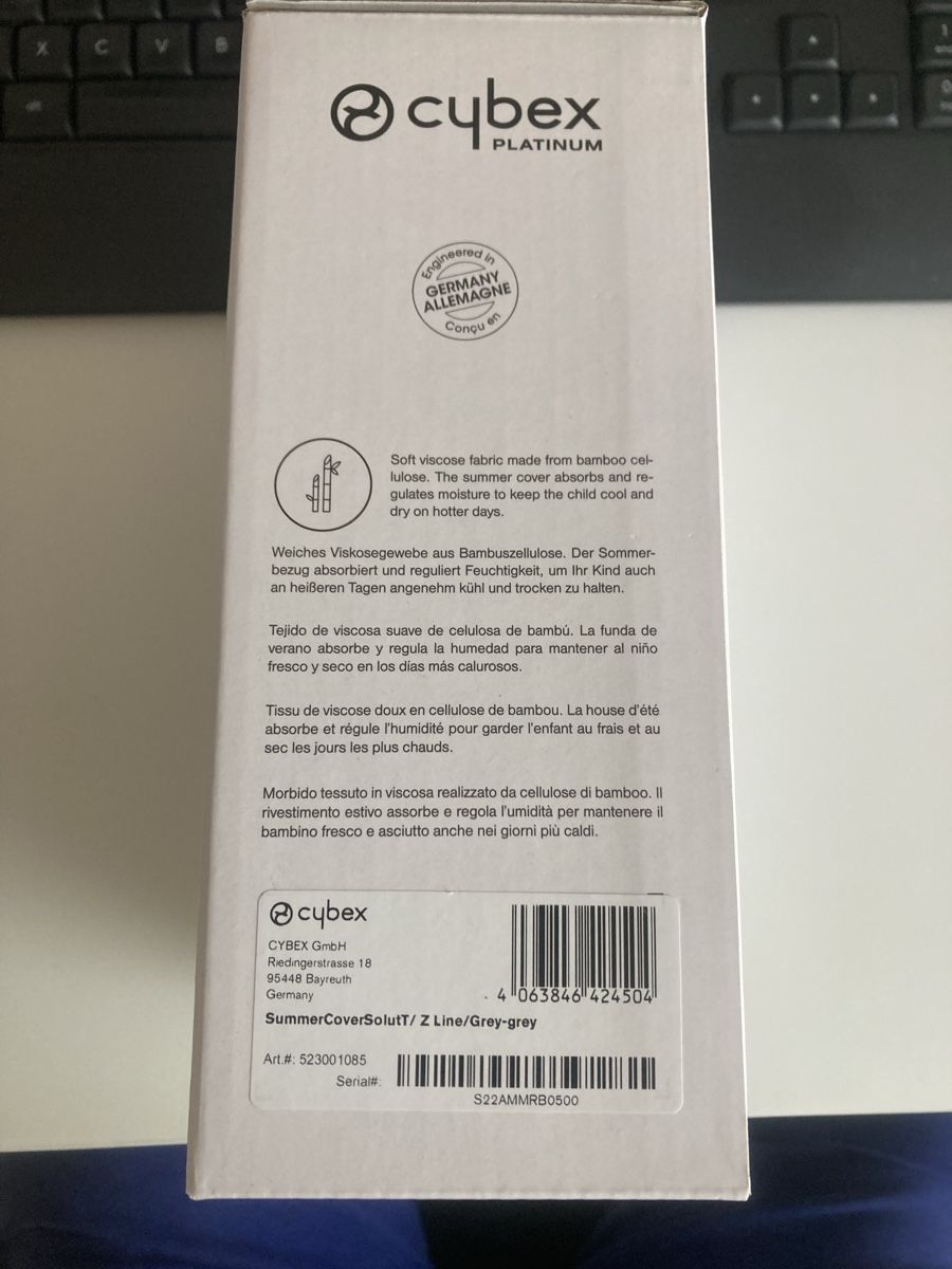 Cybex Auto-Kindersitze: CYBEX  Summer cover Solution Z line – Neu und originalverpackt aus Luzern von Stefano_Luzern 3