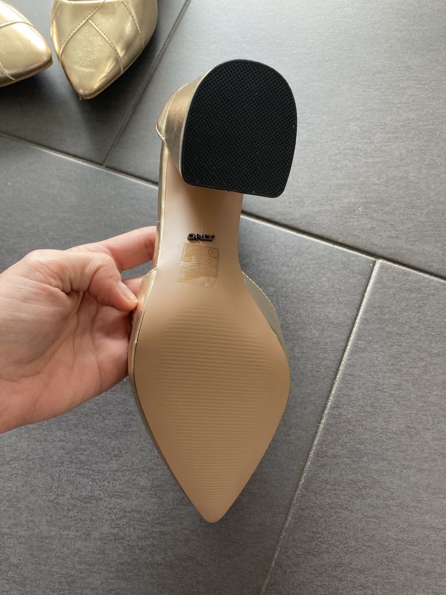 Only Scarpe da donna: Escarpins dorés ONLY, 39 – Nuovo e nell'imballaggio originale da Bremgarten b. Bern venduto da nathalie83 1