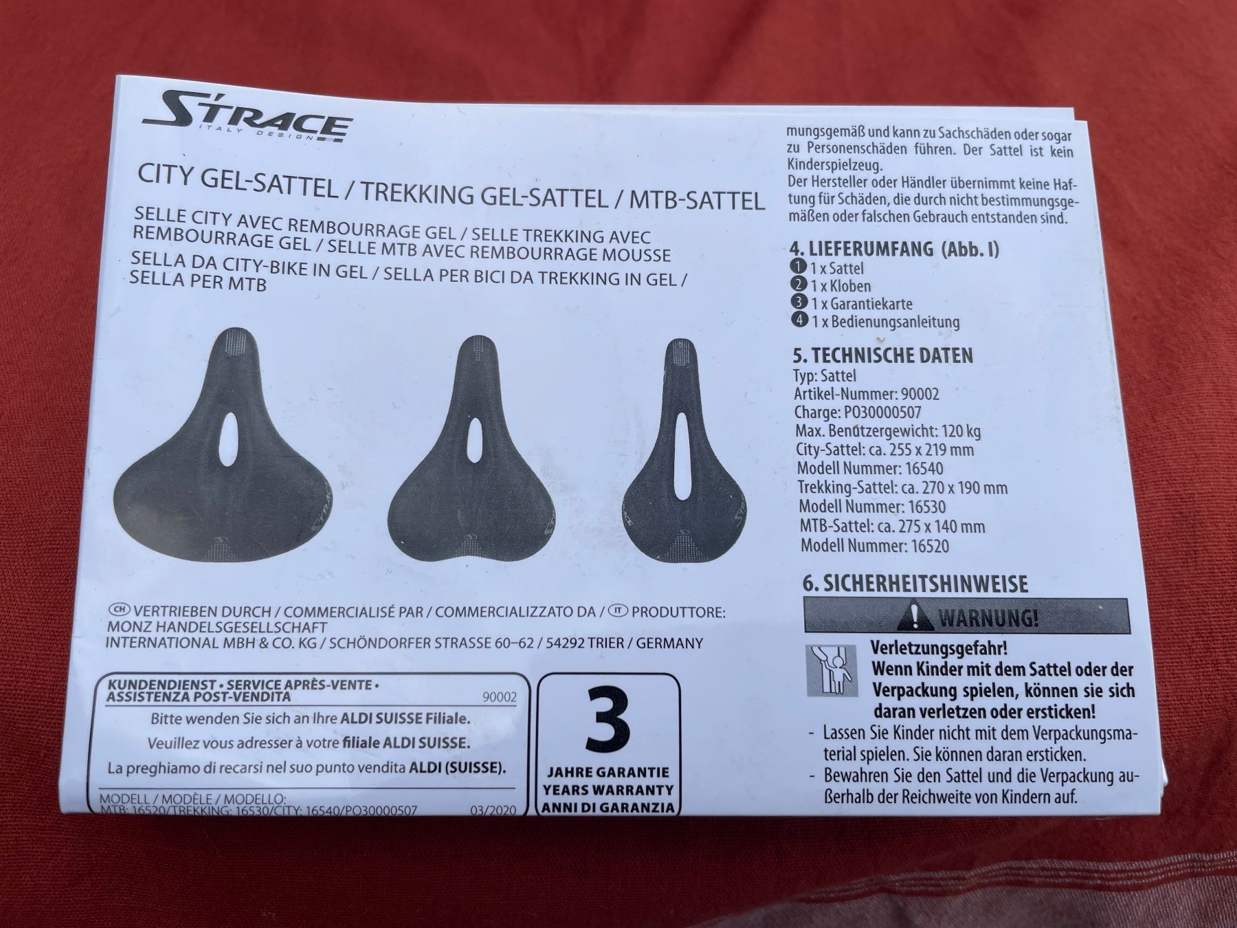 Pièces détachées: Fahrradsattel S-Trace Gel neu – Neuf (Voir description) à Luzern par nilabintang 5