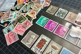 Briefmarken Sammlung Spanien - viele, verschiedene Motive!