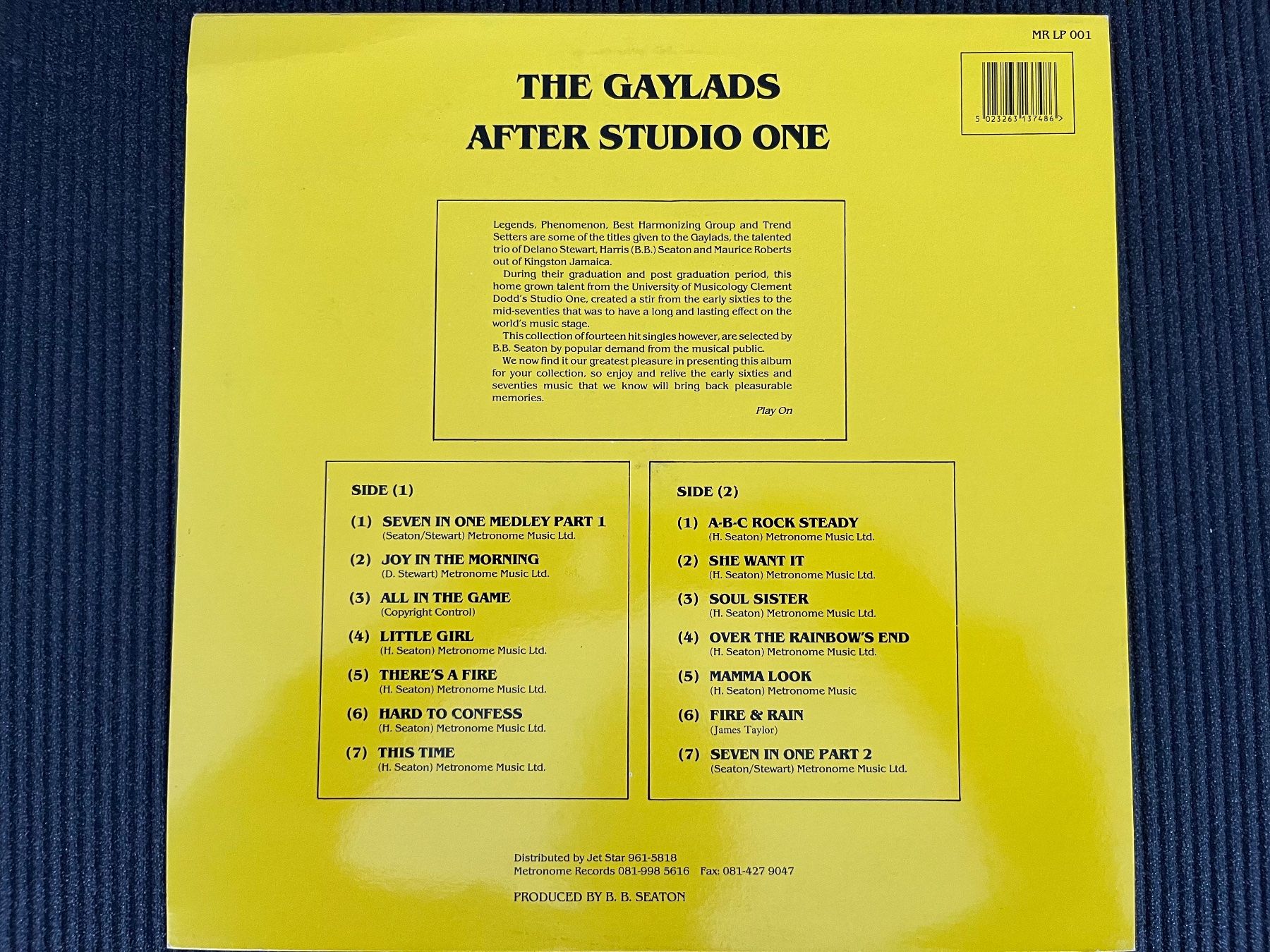 Dischi in vinile: The Gaylads After Studio One – Usato da Olten venduto da Xtra 1