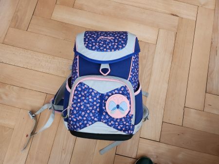 Schulranzen Sammies by Samsonite blau Blumenmuster