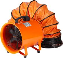 Bauventilator 195-W-AC-Motor Baugebläse 2900 min Baulüfter