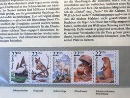 USA 1987 5er-Streifen Reiher Wolf Schneeziege Hirschmaus