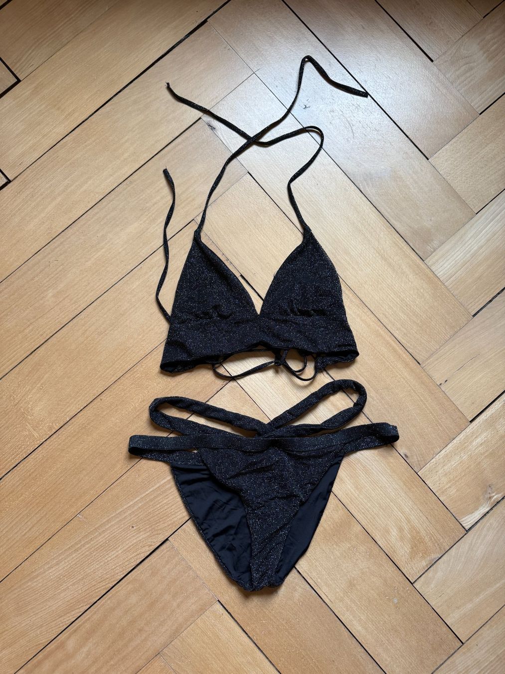 Tezenis Costumi da bagno & Bikini: TEZENIS - Bikini schwarz glitzernd M – Usato da Zürich venduto da Diazaio